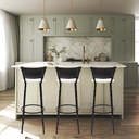 Ver imagem 2 de Kit 3 Cadeiras Alta 80cm para Balcão Ilha Bancada Área Gourmet Bar Piscina Banqueta Itagold