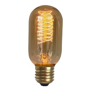Lampada Resistencia Carbono T45 Squirrel Cage Thomas Edson 40w Gmh 110v
