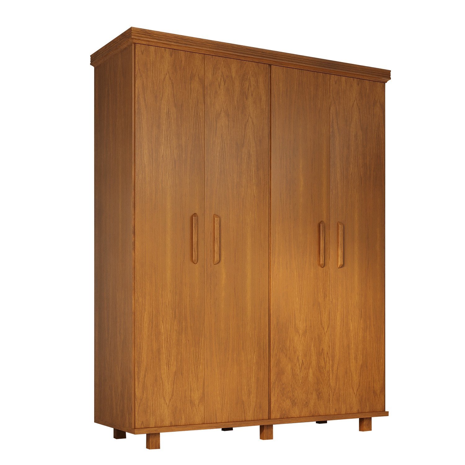Guarda-roupa Ibiza 4 portas - 100% madeira | MadeiraMadeira