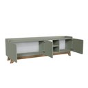 Ver imagem 4 de Rack para Tv até 75'' com 3 Portas 200cm John - Verde