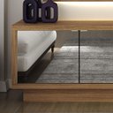 Ver imagem 3 de Rack c/ Painel TV até 65″ 200cm 2 Portas LED Amêndoa/Off White HO1000