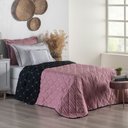 Ver imagem 2 de Kit Cobre Leito Dupla Face Solteiro Bordado Renove Hipercal 400 Fios 4 Peças:rosê