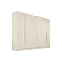 Ver imagem 1 de Guarda Roupa Casal 6 Portas e 6 Gavetas Oslo Off White - Europa