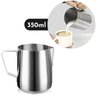 Caneca Aço Inox Copo Café com Medidor 350ml Cozinha - 2