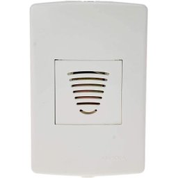 Conjunto Campainha Cigarra Bivolt Branco 6570 Siena Alumbra - 1