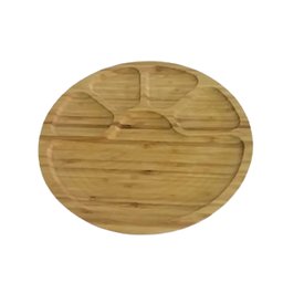 Petisqueira Tábua de Bambú Travessa de Petisco 28 cm 3689 - 5