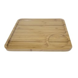 Petisqueira Tábua de Bambú Travessa de Petisco 28 cm 3689 - 1