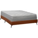 Ver imagem 3 de Base Cama Box Orgânica Montreal 199x210cm King Size Pés de Ferro Bouclê - Sofa Store:bouclê Terracot