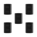 Ver imagem 1 de Conjunto de 5 Interruptores de 2 Teclas Simples, Modular, com Placa 4x2 e Suporte