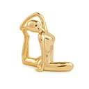 Ver imagem 1 de Escultura Decorativa de Yoga em Porcelana 2 Dourado - Gran Belo