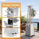 Ver imagem 2 de Takywep Aquecedor Piramidal 48.000 Btu Propano Aço Inox Prata