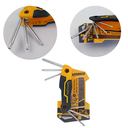 Ver imagem 3 de Jogo de Chaves Torx T9 a T40 Furo Guia Tipo Canivete Dobrável Compacto, Resistente e Versátil