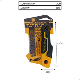 Jogo de Chaves Torx T9 a T40 Furo Guia Tipo Canivete Dobrável Compacto, Resistente e Versátil - 4