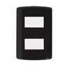 Conjunto de 10 Interruptores de 2 Teclas Simples, Modular, com Placa 4x2 e Suporte - 2