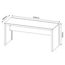 Ver imagem 3 de Mesa Secretária Escritório ME4109 Branco - Tecno Mobili