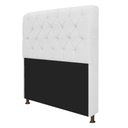 Ver imagem 6 de Kit Cabeceira Lady e Recamier Félix 100 Cm Solteiro Corano Branco - Amarena Móveis