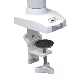 Suporte Monitor Branco Articulado 17 a 35 Pistão F80w Elg - 7