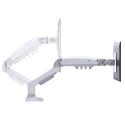 Suporte Monitor Branco Articulado 17 a 35 Pistão F80w Elg - 6