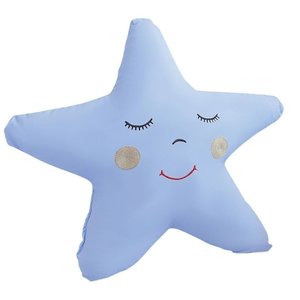 Almofada Decorativa Estrela Azul