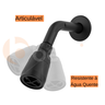 Chuveiro Ducha Fria Em ABS 4,5cm Preto Econômica - 2
