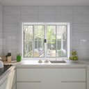 Ver imagem 3 de Kit com 2 Janelas de Alumínio de Correr 120x200cm com Grade 4 Folhas Central Ecosul Esquadrisul