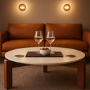 Ver imagem 3 de Mesa de Centro para Salas Escritórios Lounges e Varandas:Mesa de Centro Off White