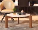 Ver imagem 2 de Mesa de Centro para Salas Escritórios Lounges e Varandas:Mesa de Centro Off White