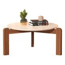 Ver imagem 2 de Mesa De Centro Para Salas Escritórios Lounges E Varandas:Mesa de Centro Off White