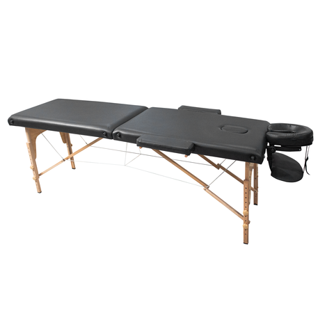 Maca Dobrável Madeira Standart Goldlife 250kg C/ Capa Grátis Preta