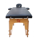Ver imagem 2 de Maca Dobrável Madeira Standart Goldlife 250kg C/ Capa Grátis Preta