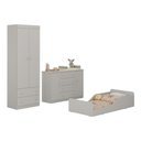 Ver imagem 2 de Quarto Infantil Completo com Minicama Montessoriana Encanto Multimóveis MP4877 Off White