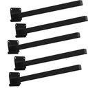 Ver imagem 1 de 05 Suportes Refletor Base Inclinada Braço 30 Cm 05 Cj - Preto