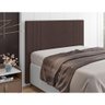 Cabeceira Cama Box Queen Size Ferrara Corino Marrom - 3