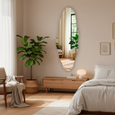 Ver imagem 2 de Espelho Orgânico Moderno Elegante para Sala Quarto Banheiro 110x50 Brinovar