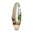 Ver imagem 1 de Espelho Orgânico Moderno Elegante para Sala Quarto Banheiro 110x50 Brinovar