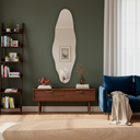 Ver imagem 3 de Espelho Orgânico Moderno Elegante para Sala Quarto Banheiro 110x50 Brinovar