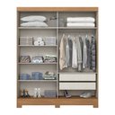 Ver imagem 3 de Guarda Roupa Solteiro 2 Portas Deslizantes 2 Gavetas B74 Briz