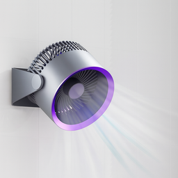 Ventilador de Mesa Super Silencioso sem Fio Portátil 3 Veloc - 2