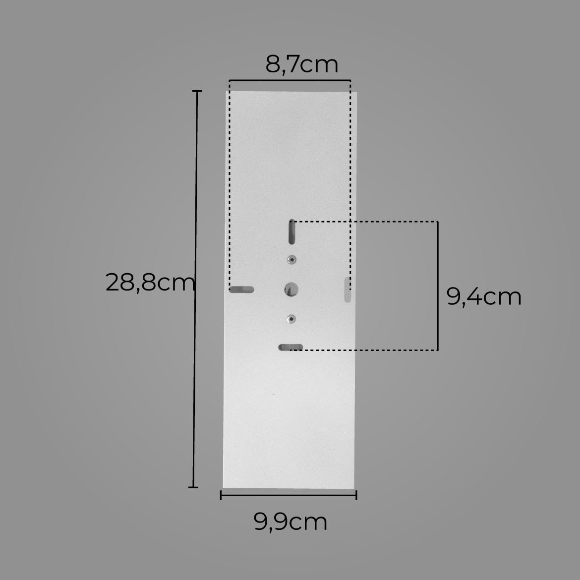 Arandela 2 Focos Fachos Grande 30cm Alumínio Preta St2771 - 4