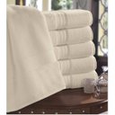 Ver imagem 3 de Toalha de Banhão Gigante Fio Penteado Algodão Egípcio Platine Bouton - Pérola