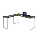 Ver imagem 4 de Kit 2 Mesas de Escritório em L Estilo Industrial 1,50mx1,50m Kuadra