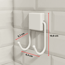 Ver imagem 3 de Porta Toalha Gancho Duplo - Organizador de Banheiro - Linha Premium