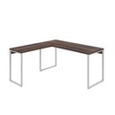 Ver imagem 4 de Kit 2 Mesas de Escritório em L Estilo Industrial 1,50mx1,50m Kuadra