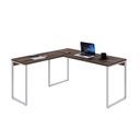 Ver imagem 6 de Kit 2 Mesas de Escritório em L Estilo Industrial 1,50mx1,50m Kuadra