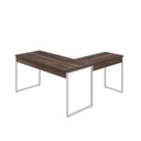 Ver imagem 7 de Kit 2 Mesas de Escritório em L Estilo Industrial 1,50mx1,50m Kuadra