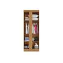 Ver mais imagens de Guarda Roupa Casal Modulado de Canto Crsal 13 Portas de Bater 4 Gavetas MDP Cinamomo-Off White