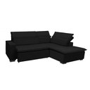 Ver imagem 3 de Sofá Istambul 2.60x1.90m Retrátil e Reclinável com Chaise - Preto