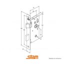 Ver imagem 2 de Fechadura Inox Polido Broca 40 - Stam Banheiro 823/03