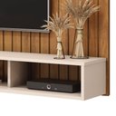 Ver imagem 3 de Painel Frizz com Ripas e Prateleiras Freijó com Off White