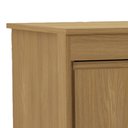 Ver imagem 4 de Cômoda Quarto 123cm 4 Gavetas 2 Portas Samira Freijó L01 - Mpozenato